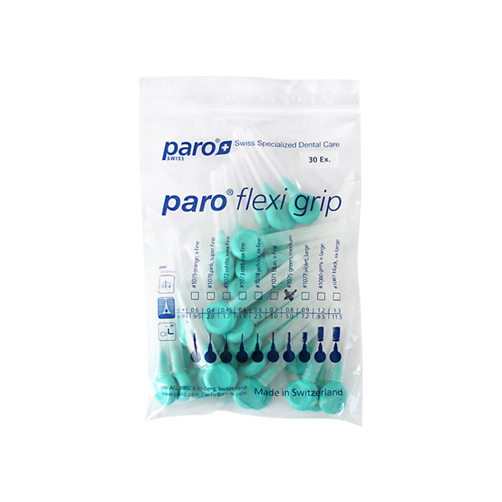 Щітки для міжзубних проміжків Paro Swiss Flexi Grip середні Ø 5.0 мм 30 шт. (7610458810750) - зображення 2