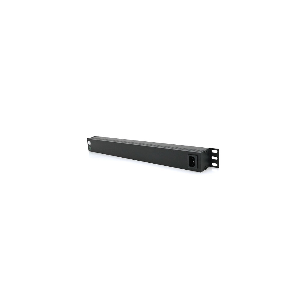 Силовий блок 19" 9 розеток С13, без кабеля, вимикач, метал. корпус Voltronic (PPX9PDUGR) - зображення 2