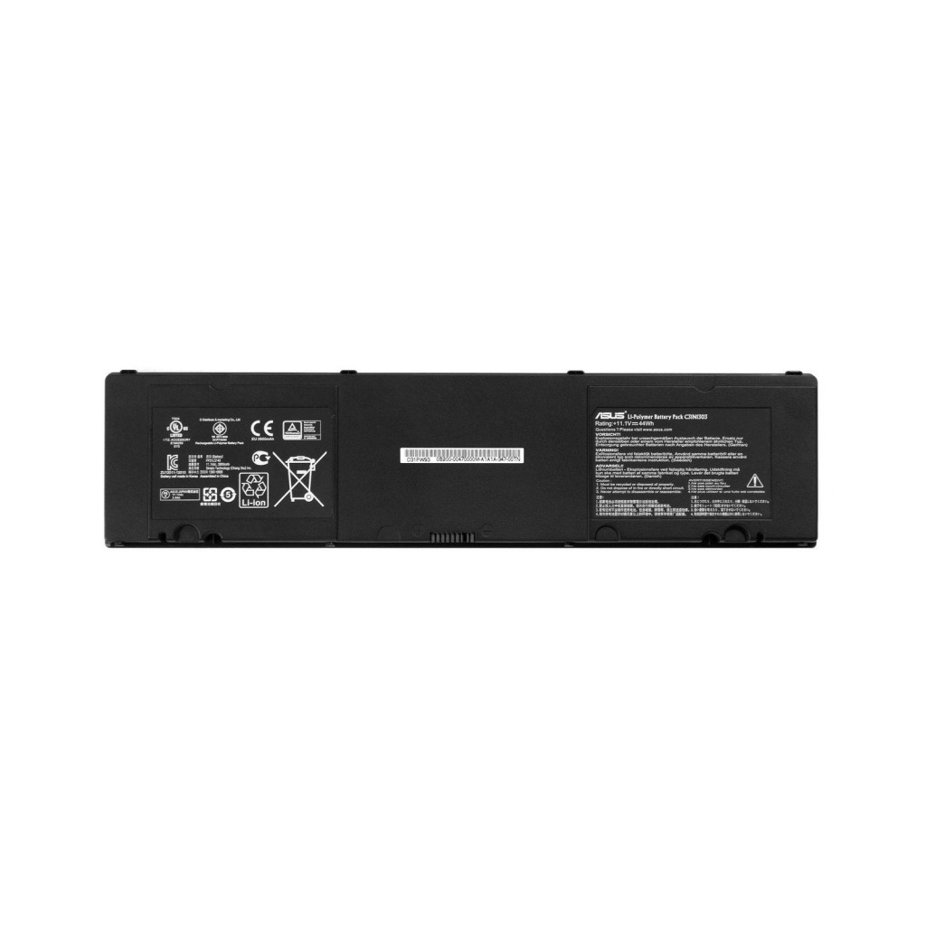 Акумулятор до ноутбука Asus PU401 C31N1303, 44Wh, 3cell, 11.1V, Li-Pol AlSoft (A47886) - зображення 1