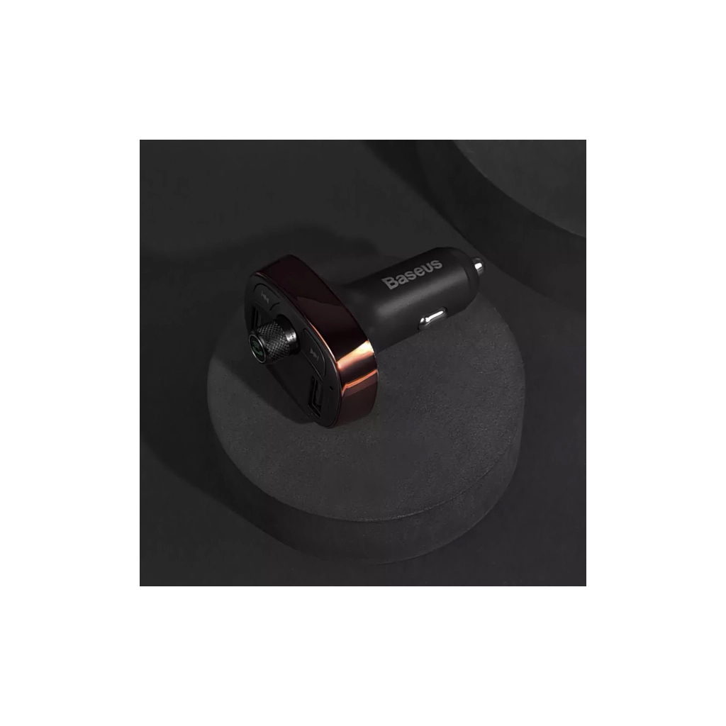 FM модулятор Baseus FM Launcher S-09 2.4 A 2 USB (CCMT000301) - изображение 9