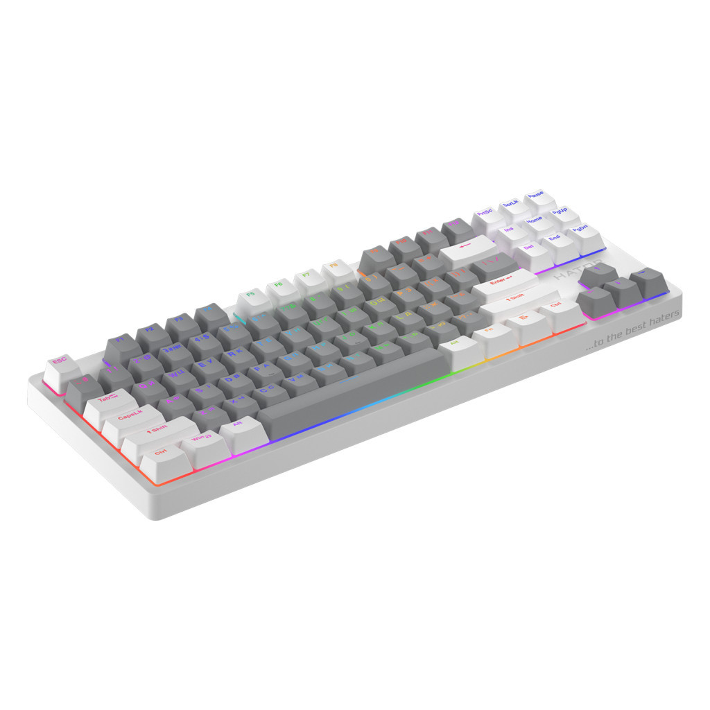 Клавіатура Hator Rockfall 2 Mecha Signature Edition USB White/Grey/White (HTK-521-WGW) - зображення 3
