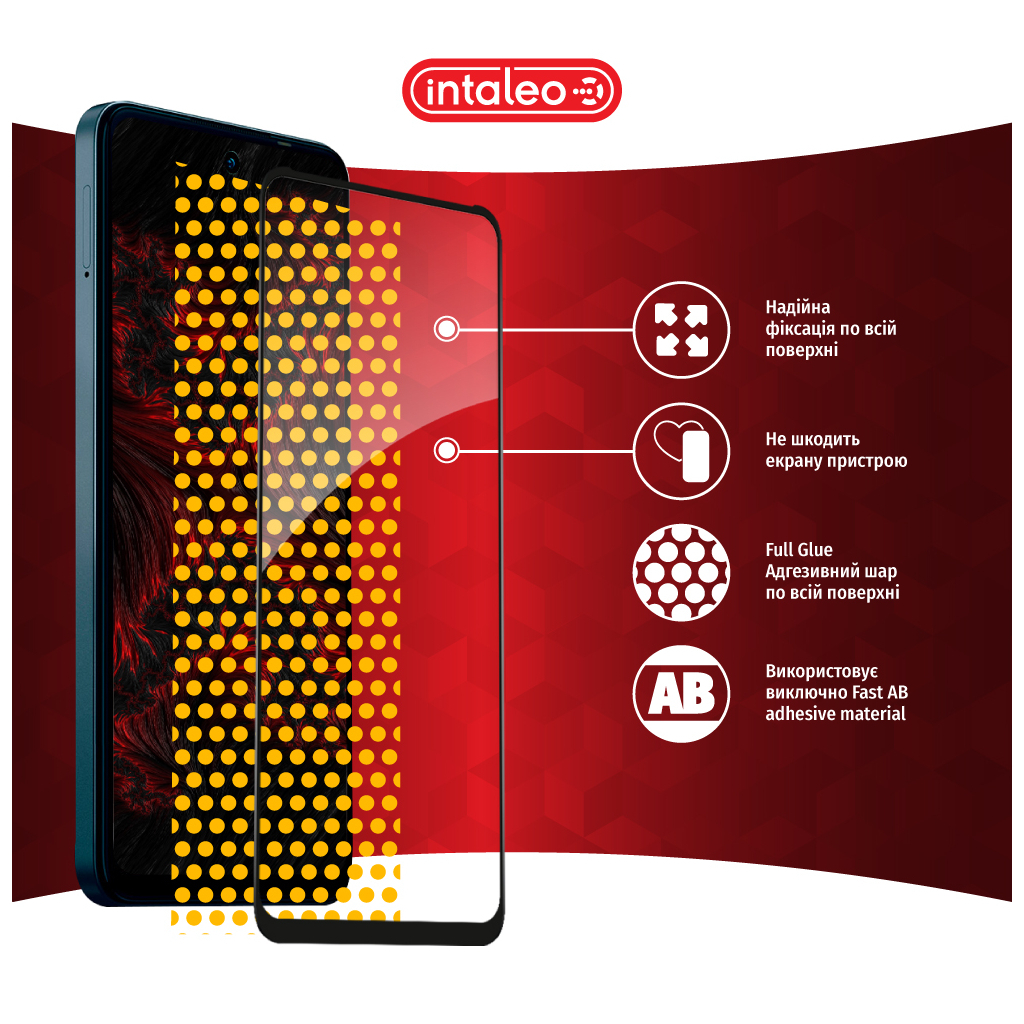 Скло захисне Intaleo Full Glue Tecno Spark Go 2024 Black (1283126589126) - зображення 7