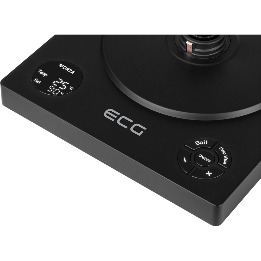 Електрочайник ECG Forza 8000 Pour over Nero - зображення 8