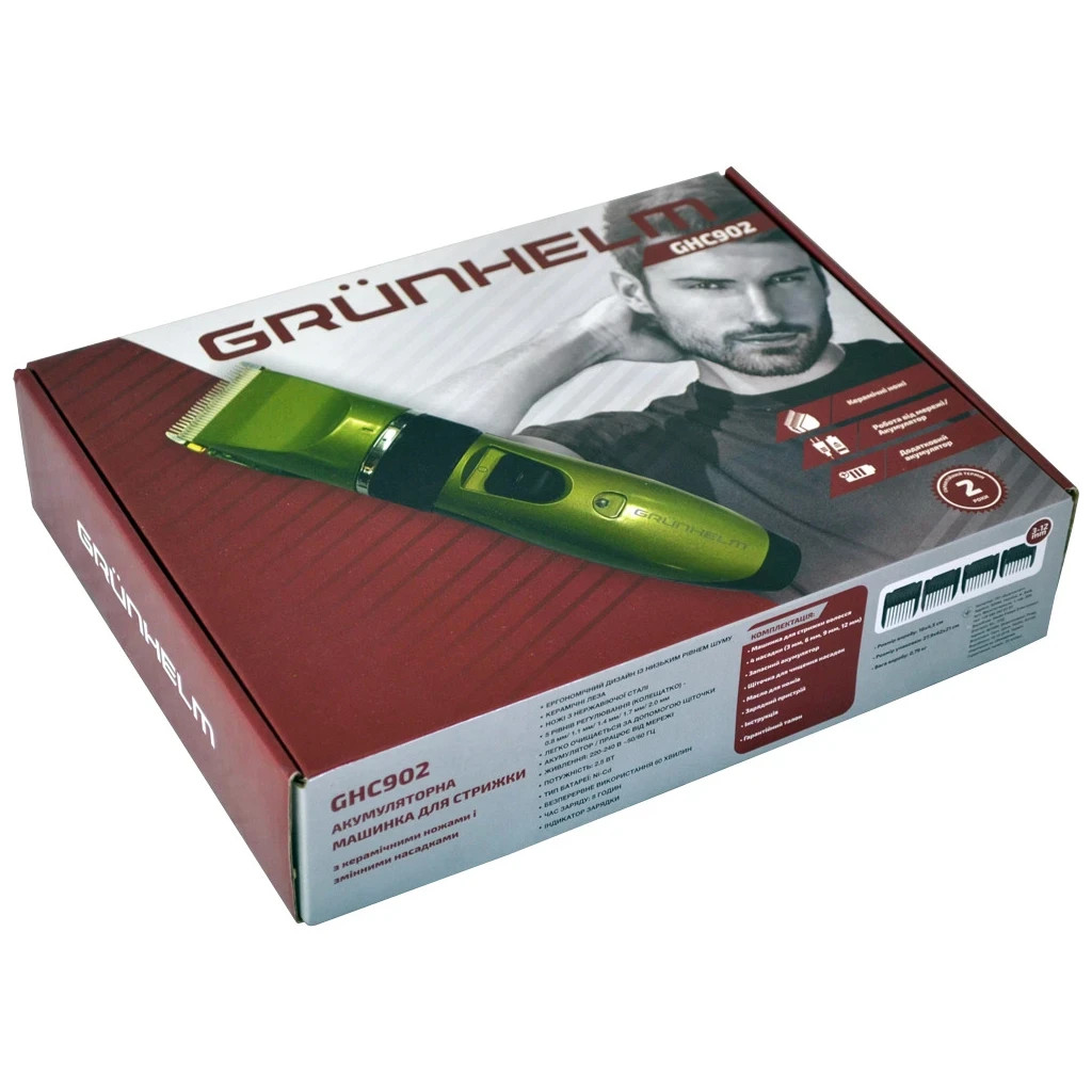 Машинка для стрижки Grunhelm GHC902 - зображення 12
