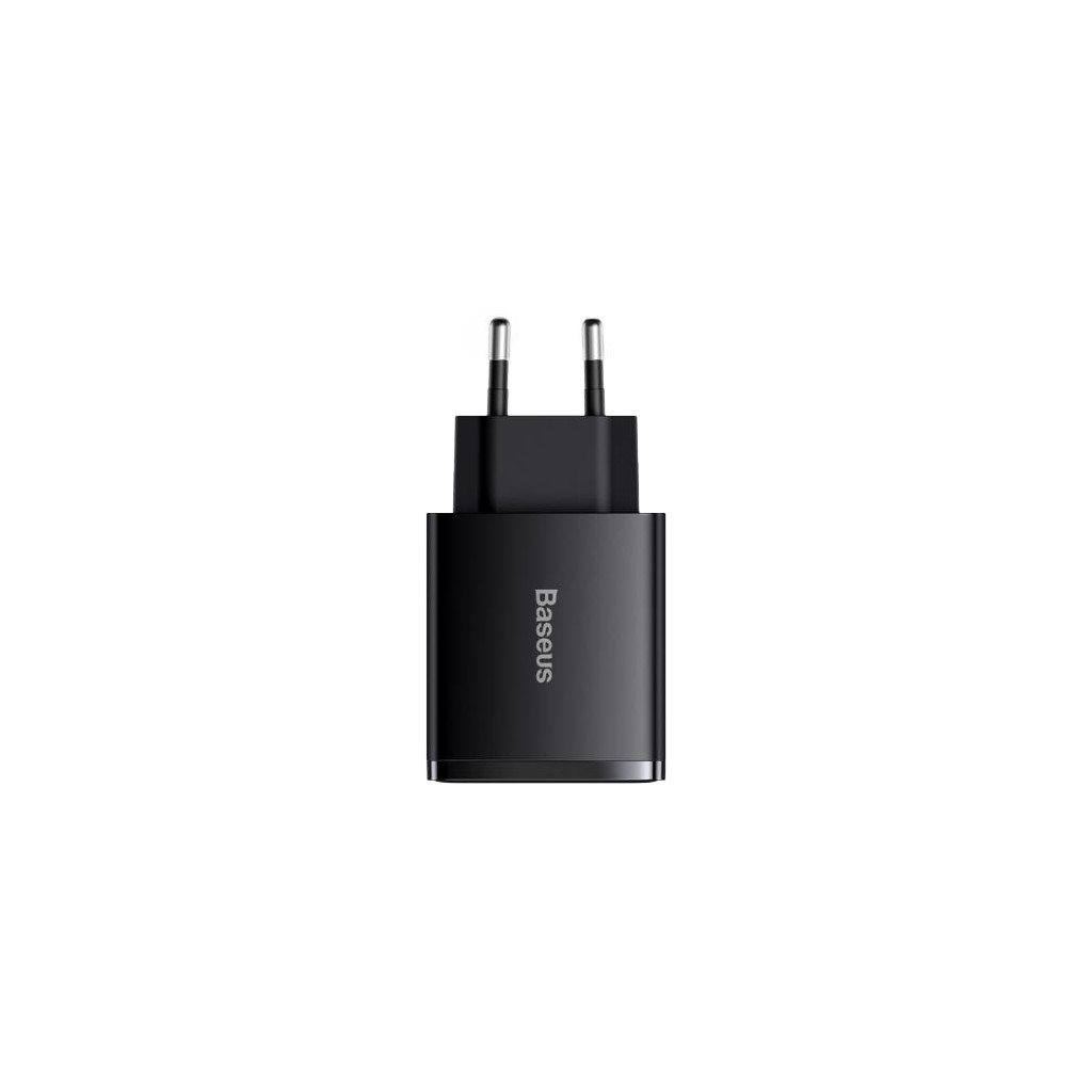 Зарядний пристрій Baseus Compact Quick Charger 2U+C (CCXJ-E01) - зображення 1