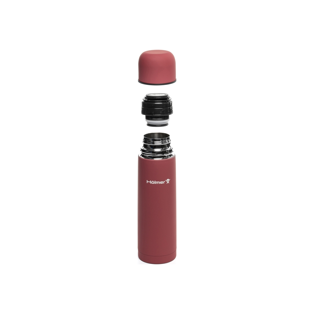 Термос Hölmer Exquisite 750 мл Червоний (TH-00750-SRR Exquisite) - зображення 7