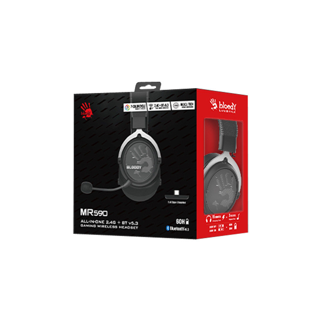 Навушники A4Tech Bloody MR590 Sport Black (4711421996013) - зображення 9