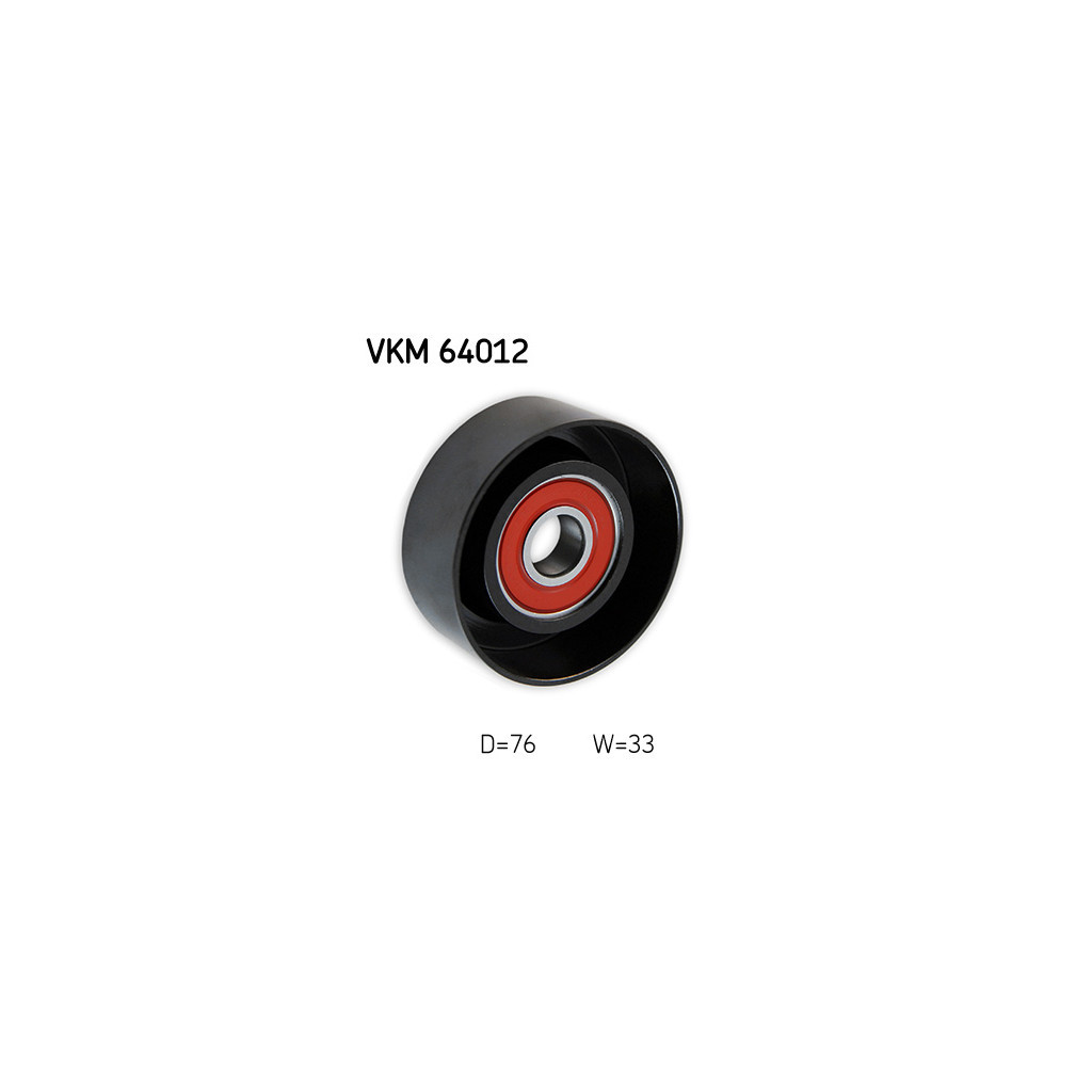 Ролик натягувача ременя SKF VKM 64012 - зображення 2