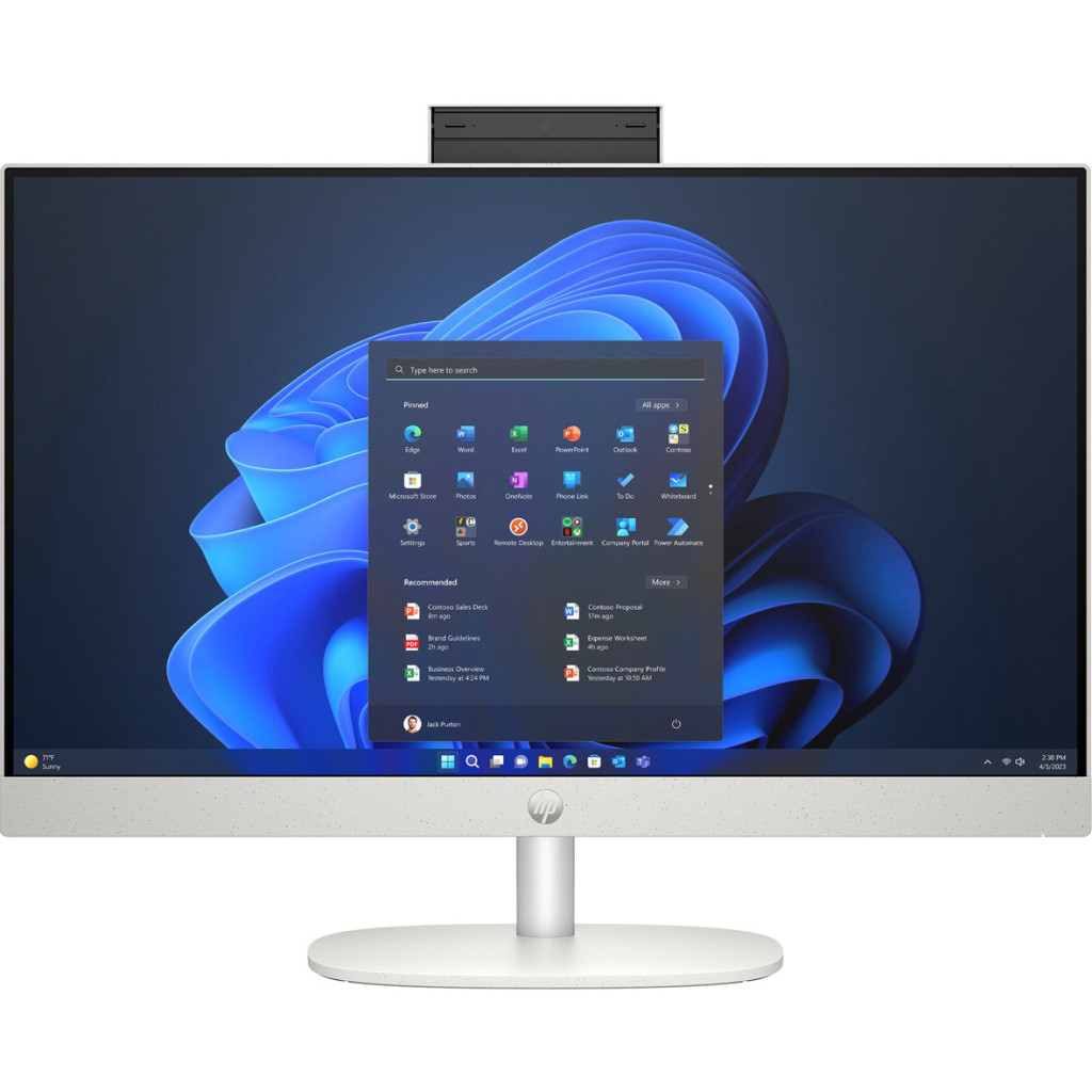 Комп'ютер HP ProOne 240 G10 AiO / i5-1335U, 16, 512, Cam, KM, WiFi, W11P64 (884Q3EA) - зображення 1