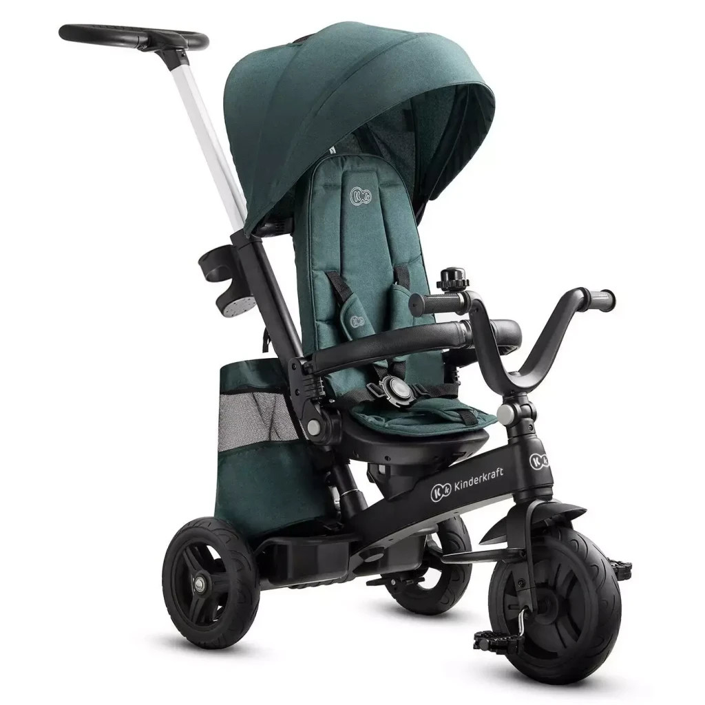 Дитячий велосипед Kinderkraft Easytwist Midnight Green (KKRETWIGRE0000) (5902533914500) - зображення 3