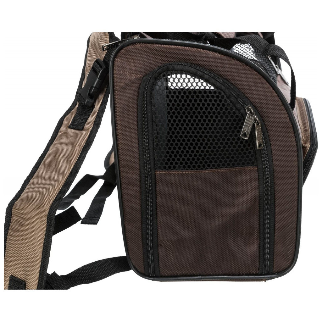 Переноска для тварин Trixie Shiva 41x30x21 см Коричнева (4011905288710) - изображение 4