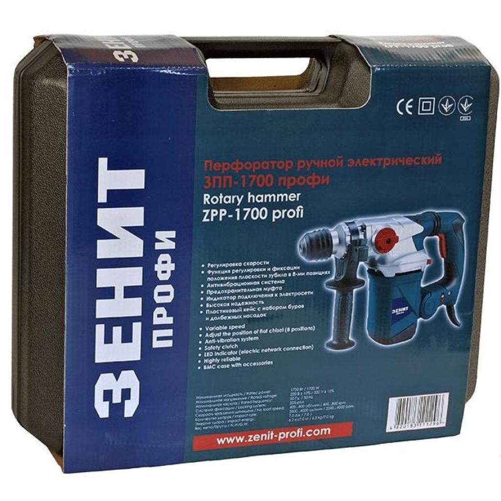 Перфоратор Зеніт ЗПП-1700 профі (842463) - зображення 7