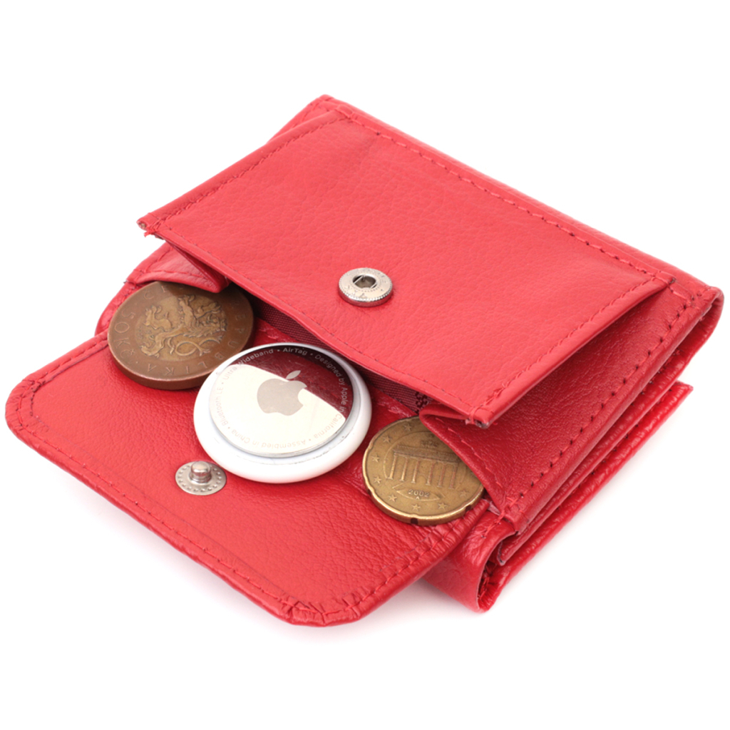 Портмоне ST Leather З натуральної шкіри Червоне (22729) - изображение 9