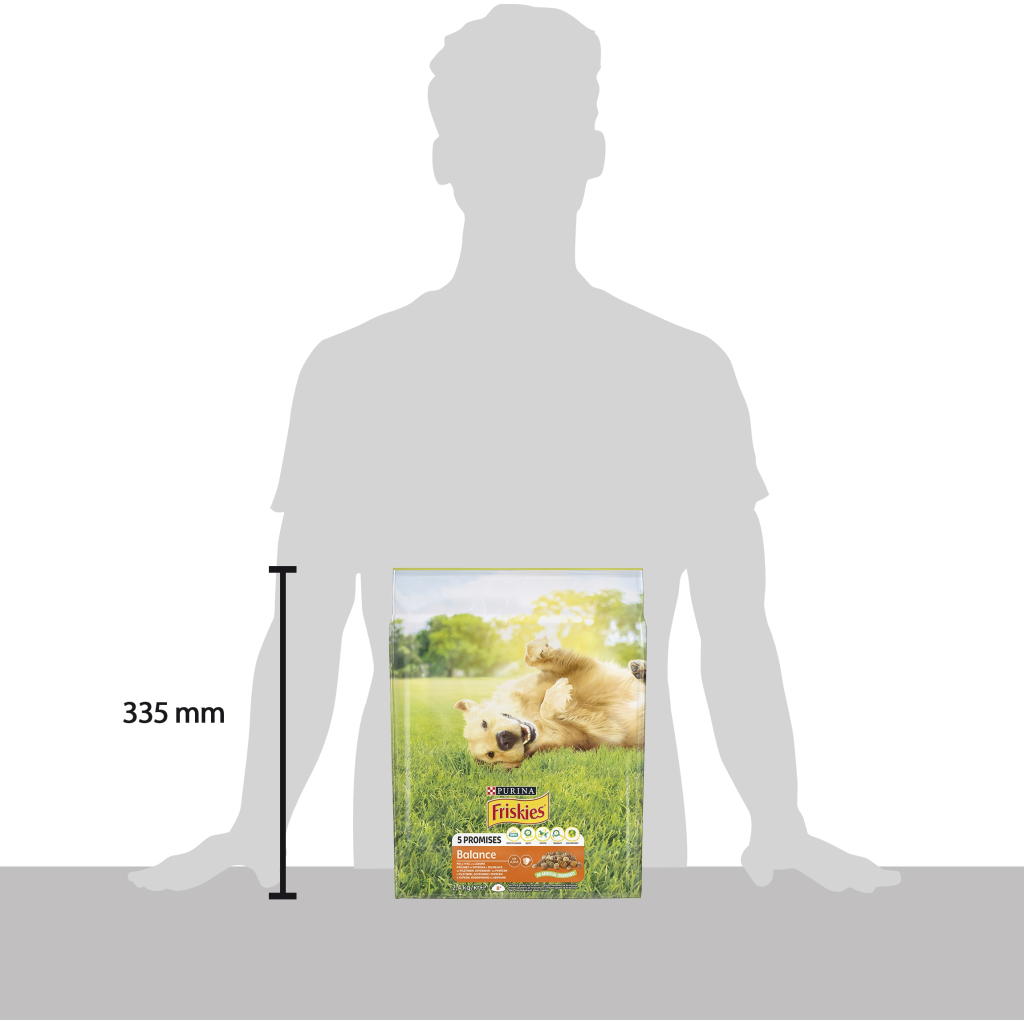 Сухий корм для собак Purina Friskies Balans з куркою й овочами 2.4 кг (7613034232168) - зображення 4