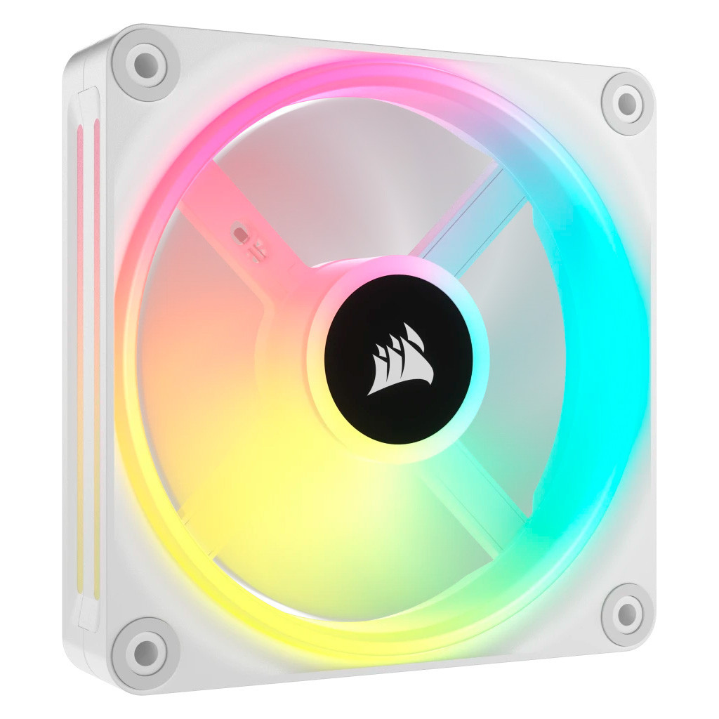Кулер до корпусу Corsair iCUE Link QX120 RGB PWM White (CO-9051005-WW) - зображення 1