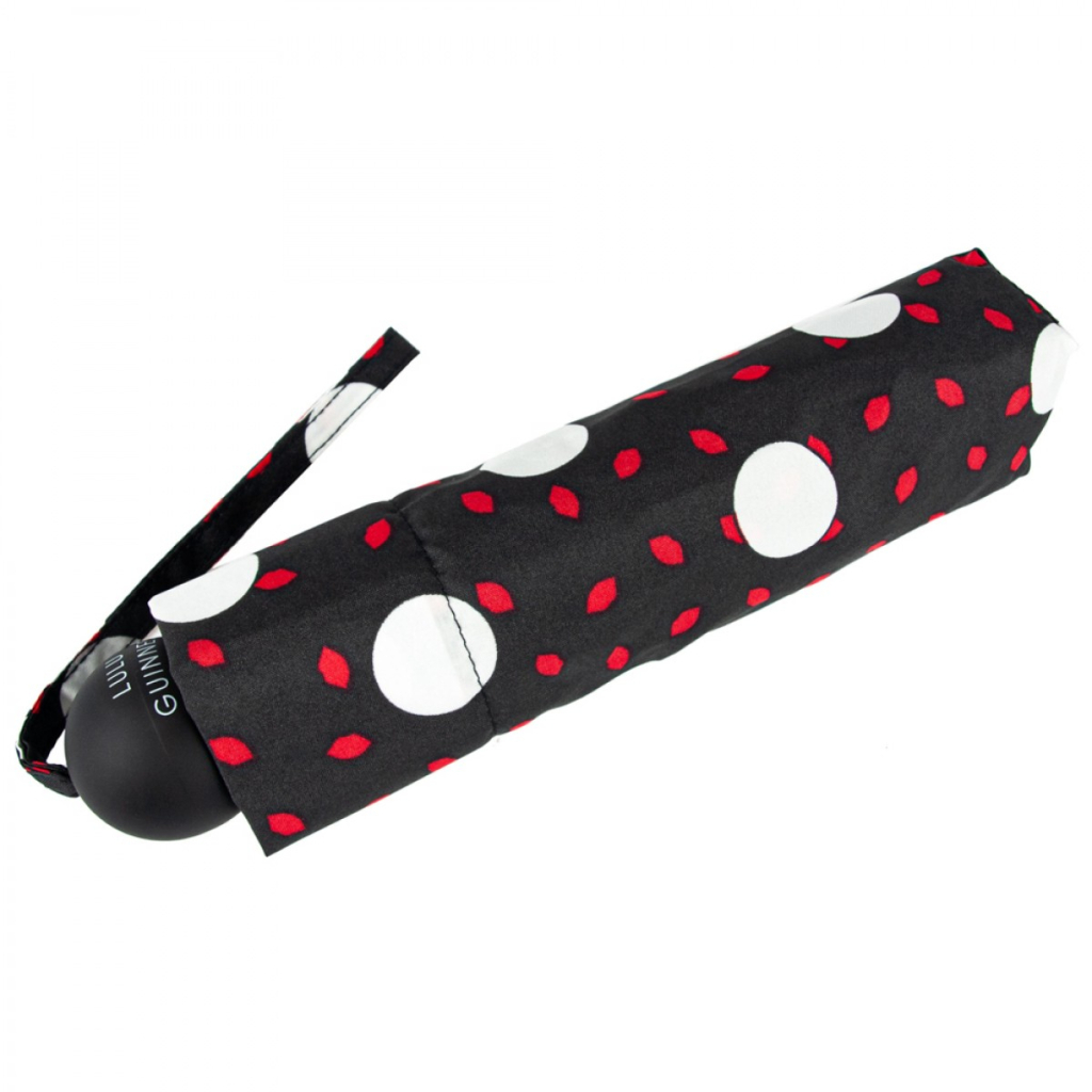 Парасоля Fulton Lulu Guinness Minilite-2 L869 Polka Lips (L869-036822) - зображення 4