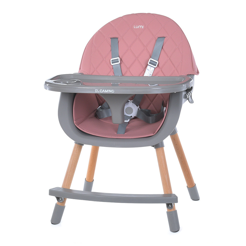 Стілець для годування El Camino ME 1111 LUMI pink - зображення 6