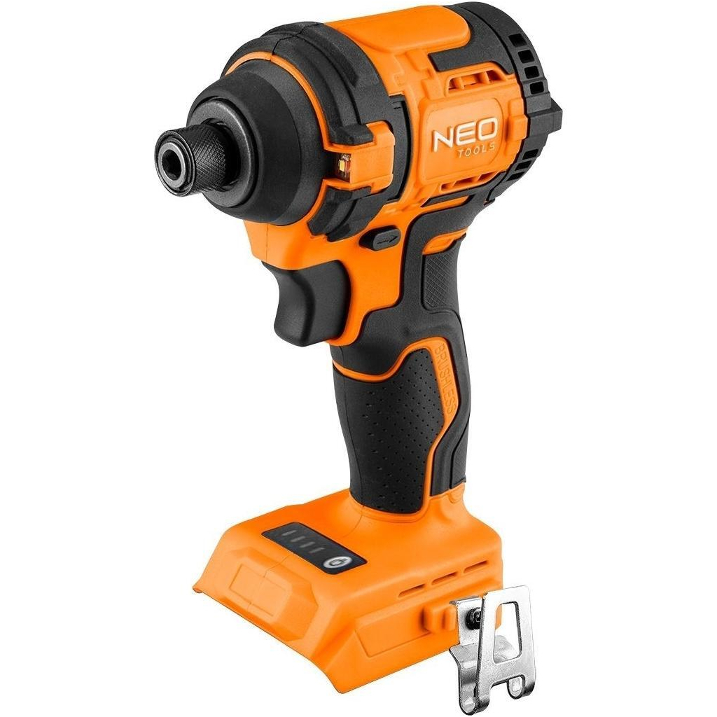 Гайковерт Neo Tools Energy+ 18V, безщітковий, 3600об/хв, 300Нм, 1/4", 4 швидкості, 0.85кг (без АКБ та ЗП) (04-612) - изображение 2