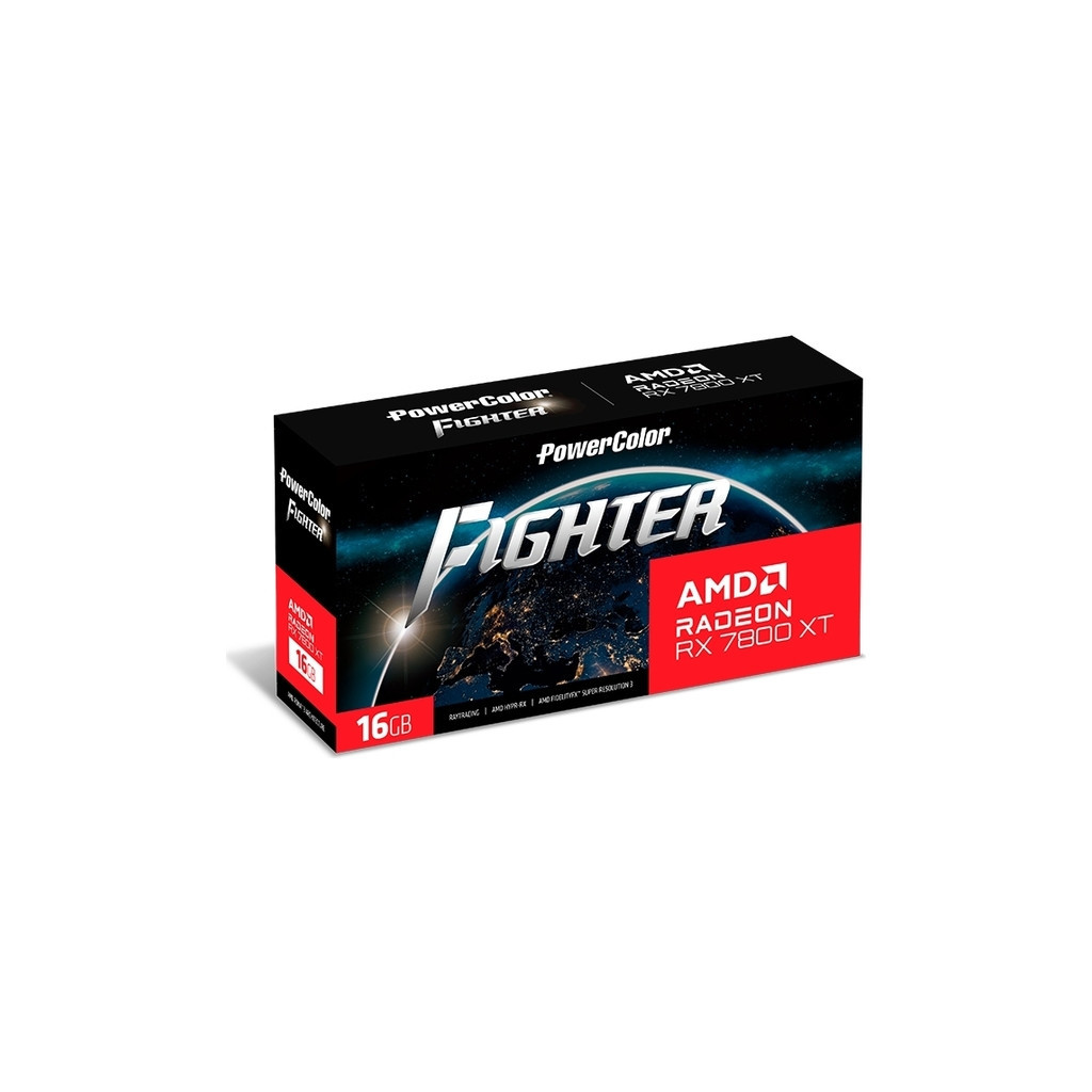 Відеокарта PowerColor Radeon RX 7800 XT 16Gb FIGHTER (RX 7800 XT 16G-F/OC) - зображення 7