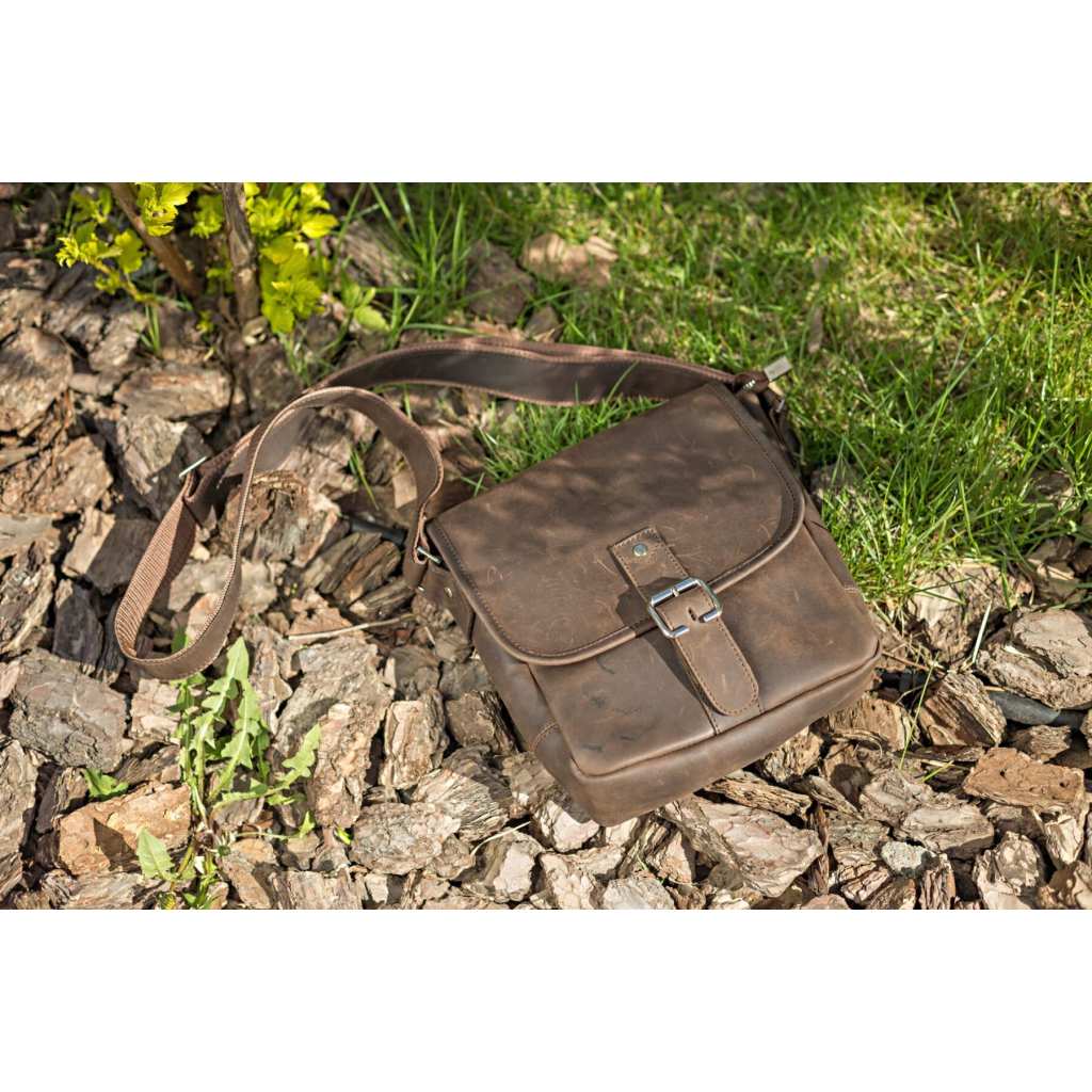 Сумка Shvigel З вінтажної шкіри Коричнева (00890) - зображення 11