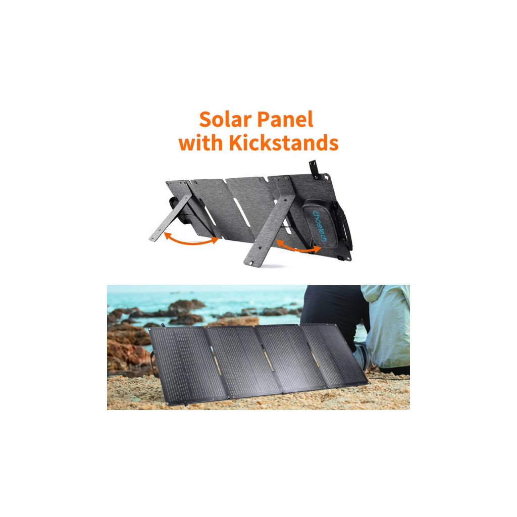 Портативна сонячна панель Choetech 40W (SC006-V5-GY) - изображение 5