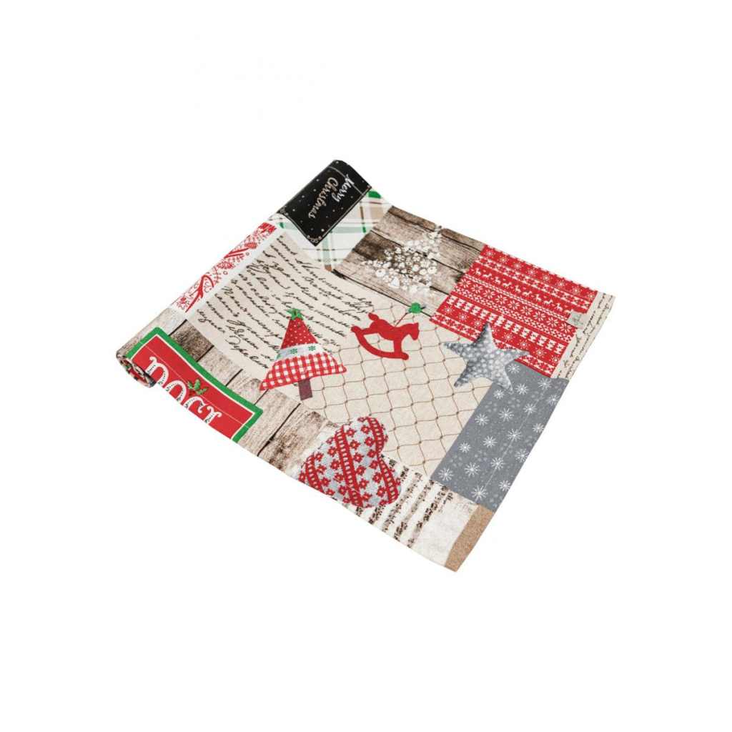 Доріжка на стіл Прованс Merry Christmas 40x140 см (031476) - зображення 1