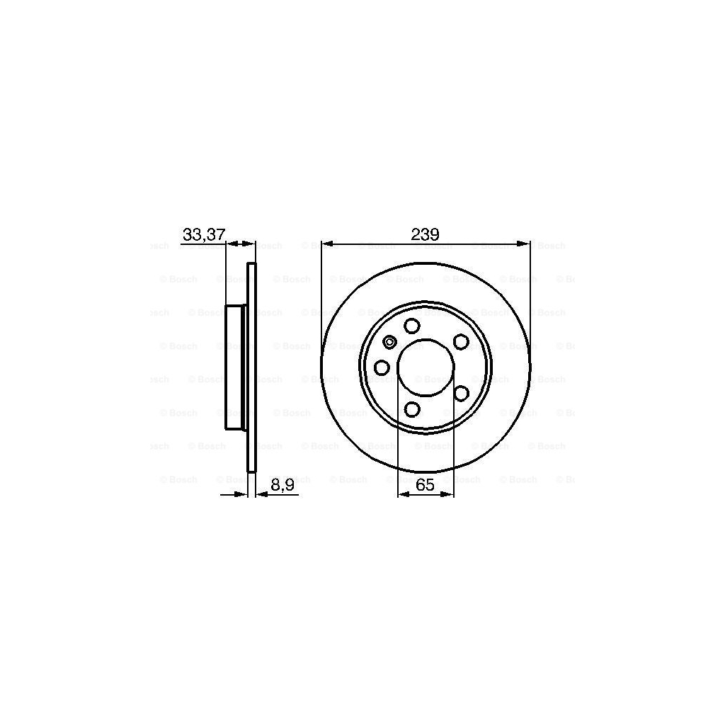 Гальмівний диск Bosch 0 986 478 481 - изображение 5