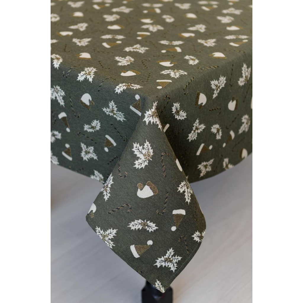 Скатертина Прованс Шапочки на зеленому 136х220 см (036862) - зображення 3