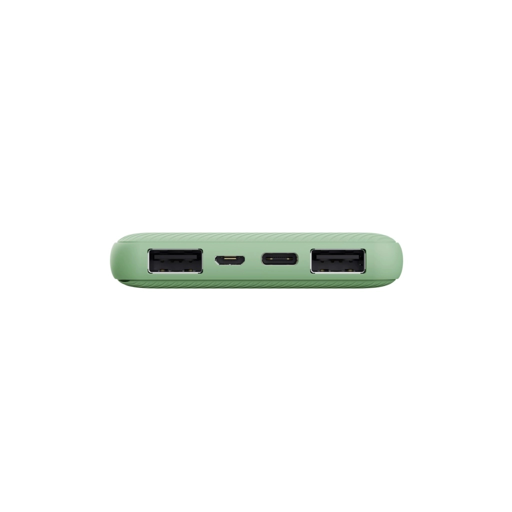 Батарея універсальна Trust 10000mAh Primo ECO, 2хUSB-A/USB-C, 15W, green (25029_TRUST) - зображення 5