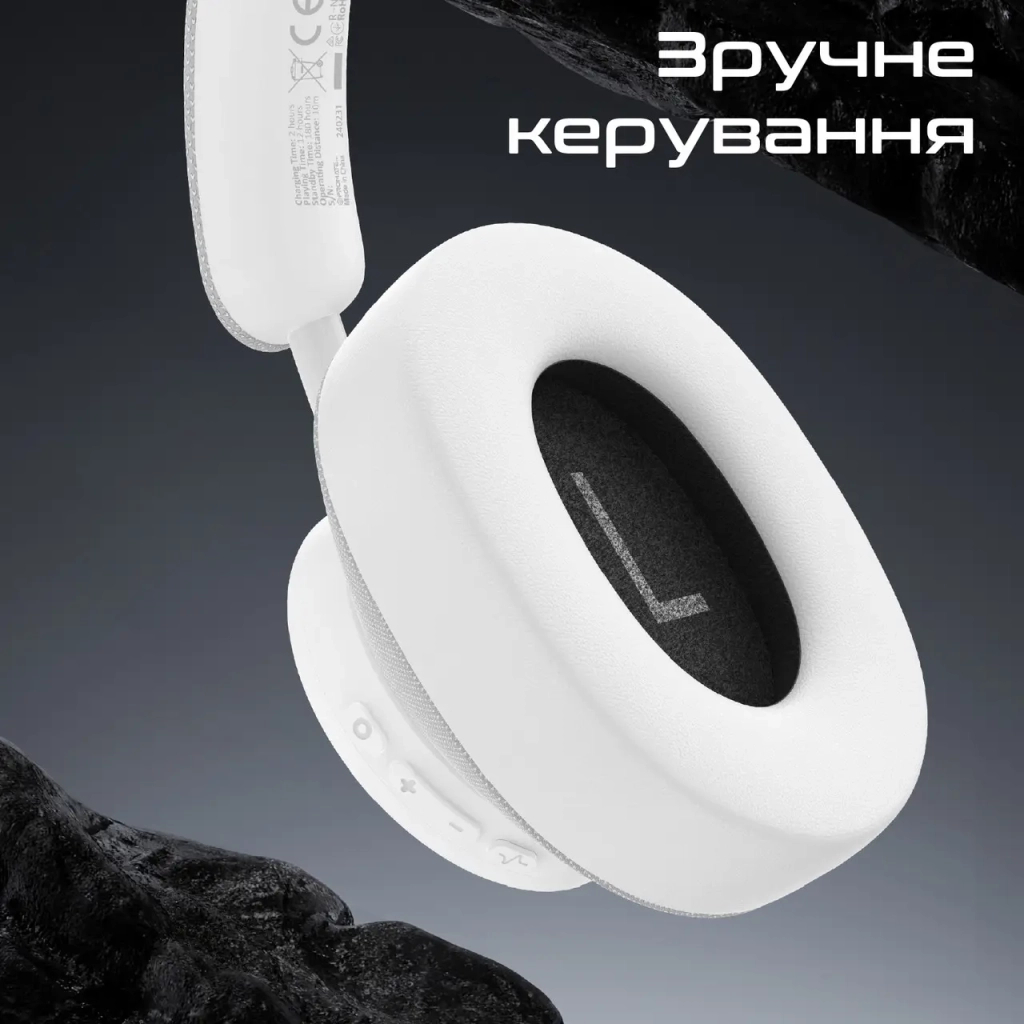 Навушники Promate Takt White (takt.white) - зображення 9