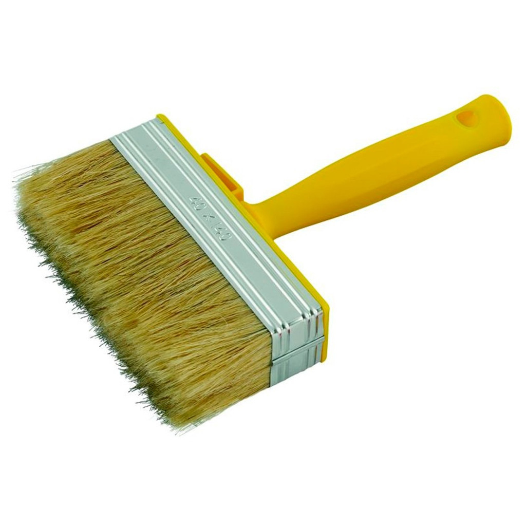 Пензель малярний Sigma макловиця, натуральний ворс, 30x100мм (8303531) - зображення 1