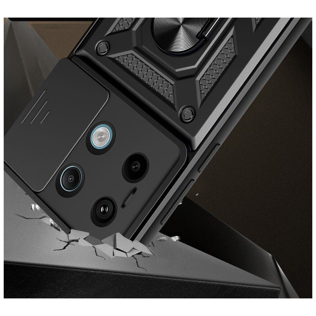 Чохол до мобільного телефона BeCover Military Poco X6 Black (711006) - зображення 5