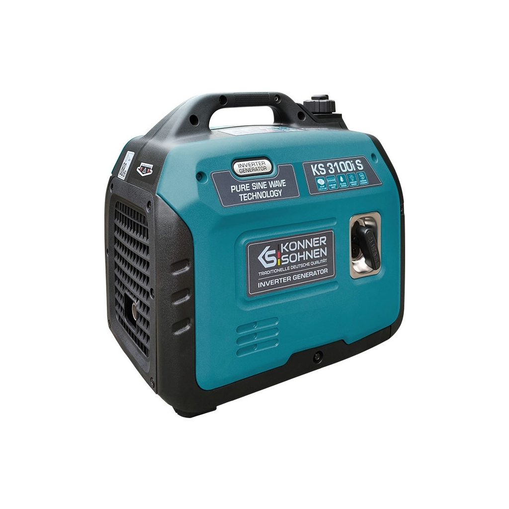 Генератор Konner&Sohnen інверторний KS 3100i S, 230В, 3.1кВт, ручний тартер, 21.5кг (KS3100IS) - зображення 7