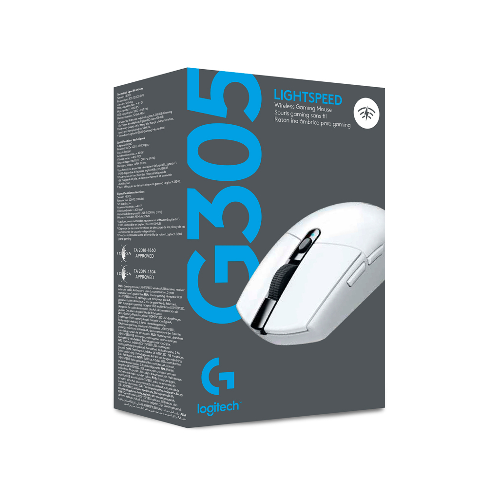 Мишка Logitech G305 Lightspeed White (910-005291) - зображення 10