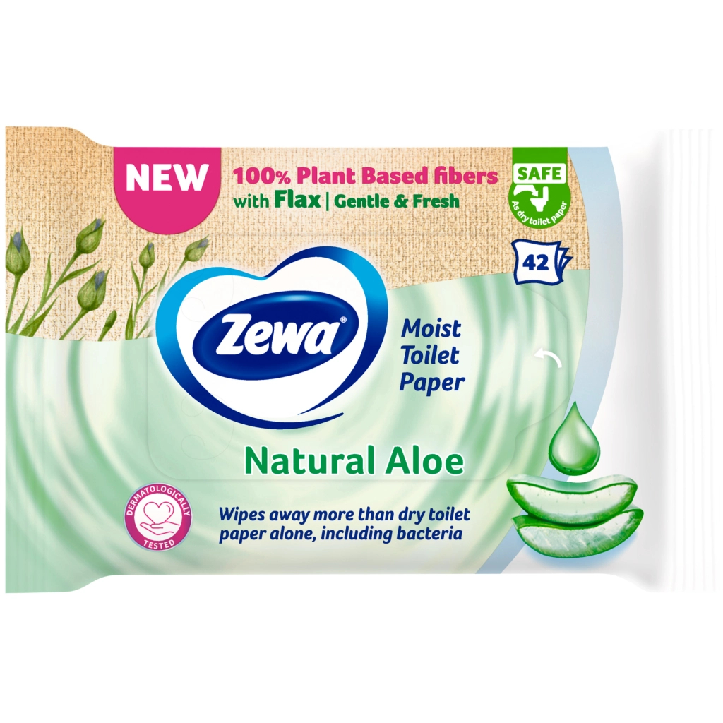 Туалетний папір Zewa Aloe Vera 42 шт (7322540898934) - изображение 2