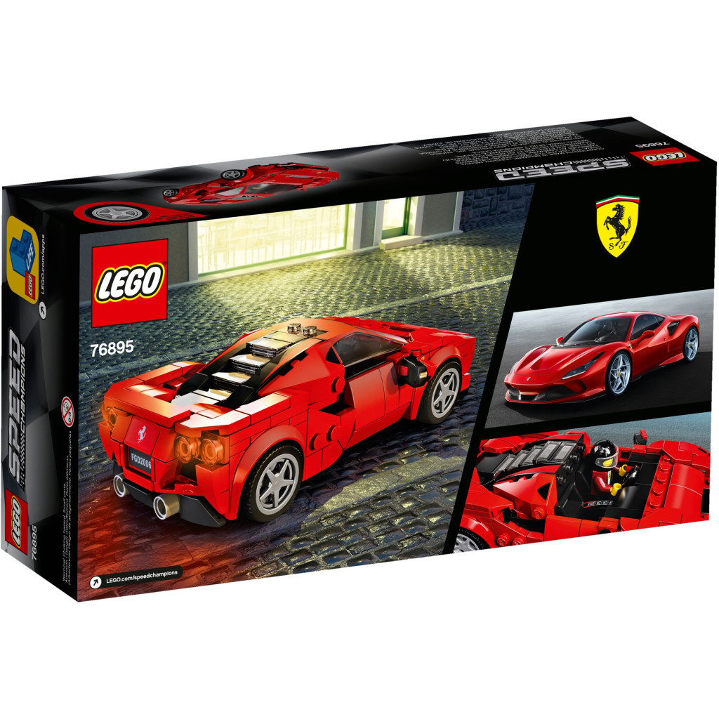 Конструктор LEGO Speed Champions Ferrari F8 Tributo 275 деталей (76895) - зображення 4