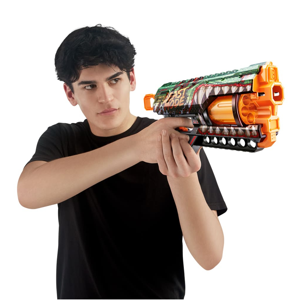 Іграшкова зброя Zuru X-Shot Швидкострільний бластер Skins Griefer Beast Out (12 патронів) (36561A) - зображення 7