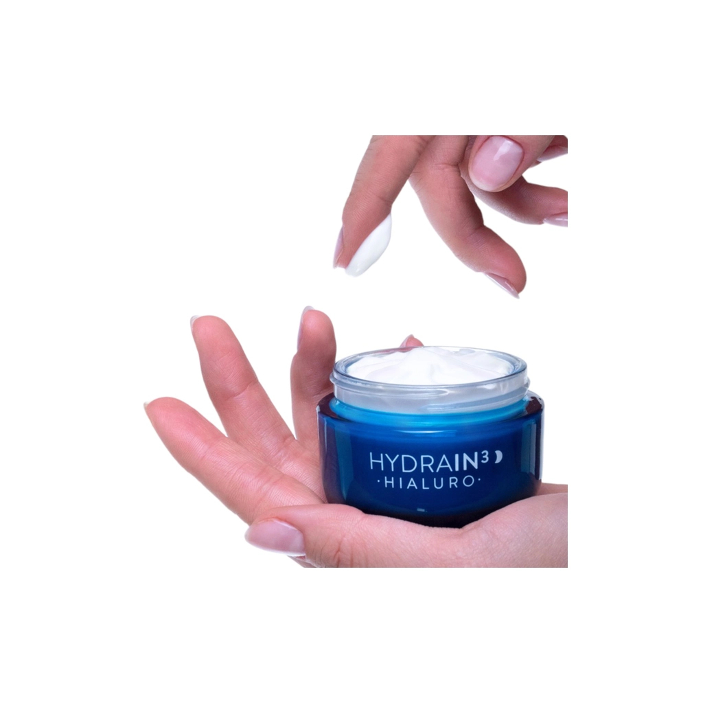 Крем для обличчя Dermedic Hydrain 3 Hialuro Відновлювальний Нічний 50 мл (5901643176242) - изображение 4