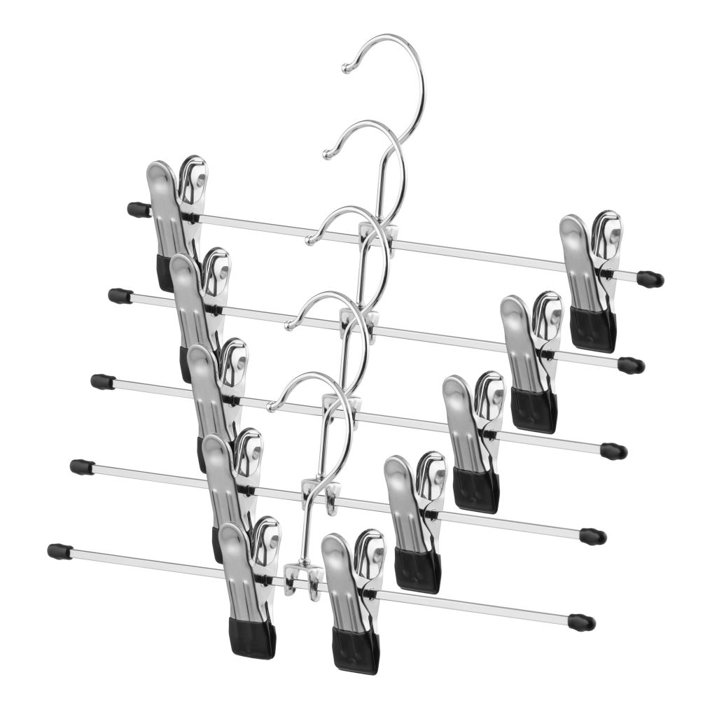 Плічка Ardesto Металеві З прищіпками для штанів Чорний 30 см 5 шт. (ARHC2805BC) - изображение 1