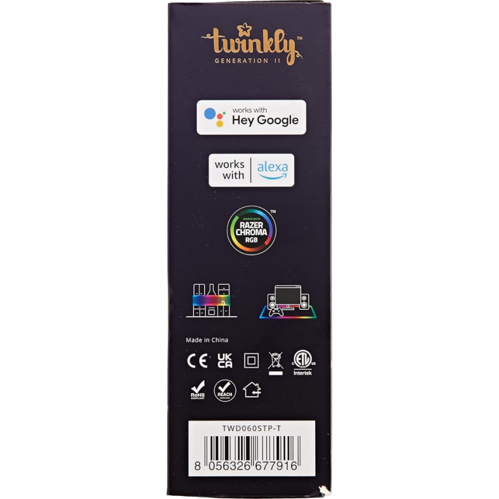 Гірлянда Twinkly Smart LED Dots 60 RGB LED Lights String Clear Wire USB-A IP20 3м (TWD060STP-T) - зображення 4