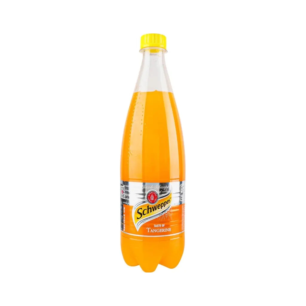 Напій Schweppes Tangerine Безалкогольний сильногазований 750 мл (5449000221933) - изображение 1