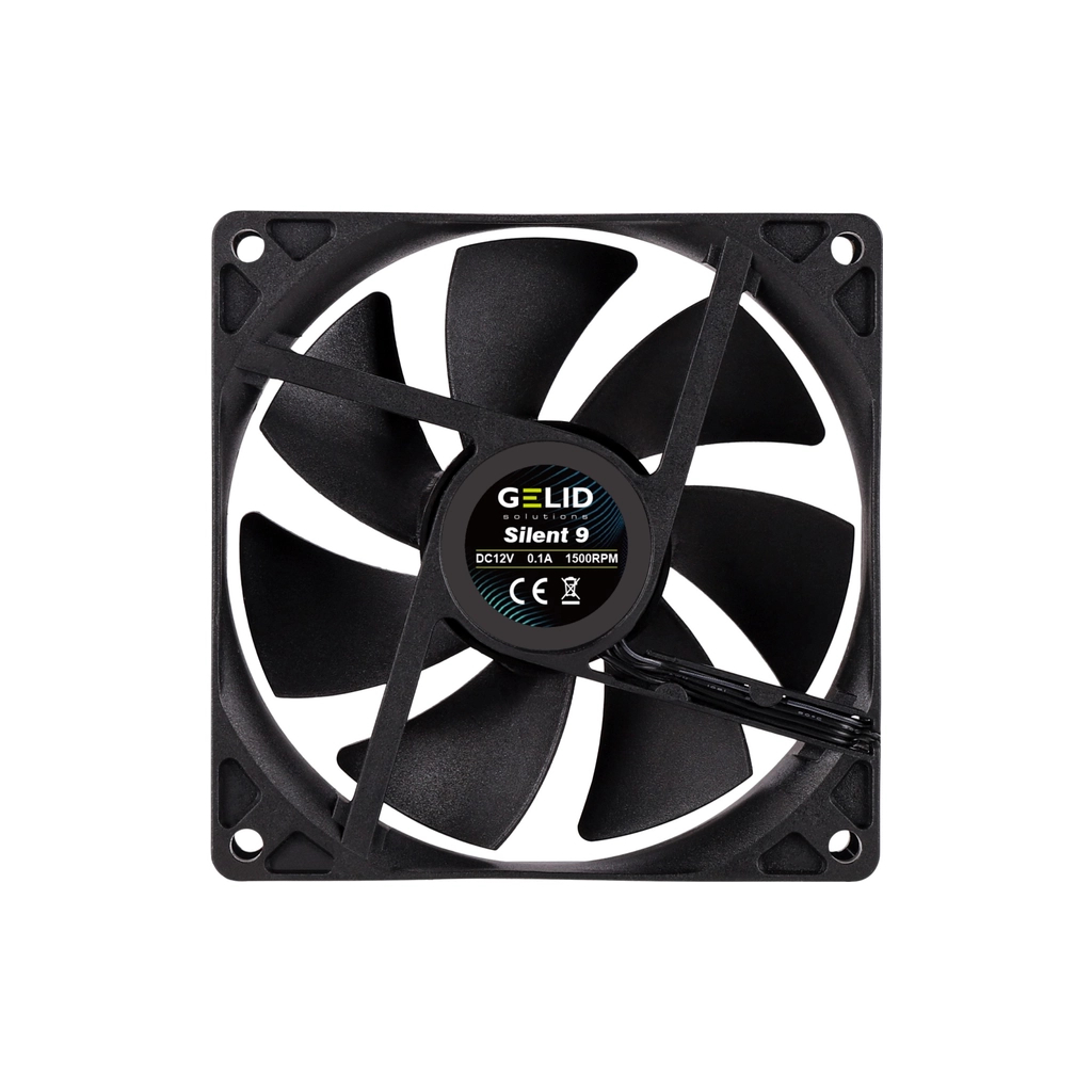 Кулер до корпусу Gelid Solutions Silent 9 Black 90 mm (FN-PX09-16) - зображення 3