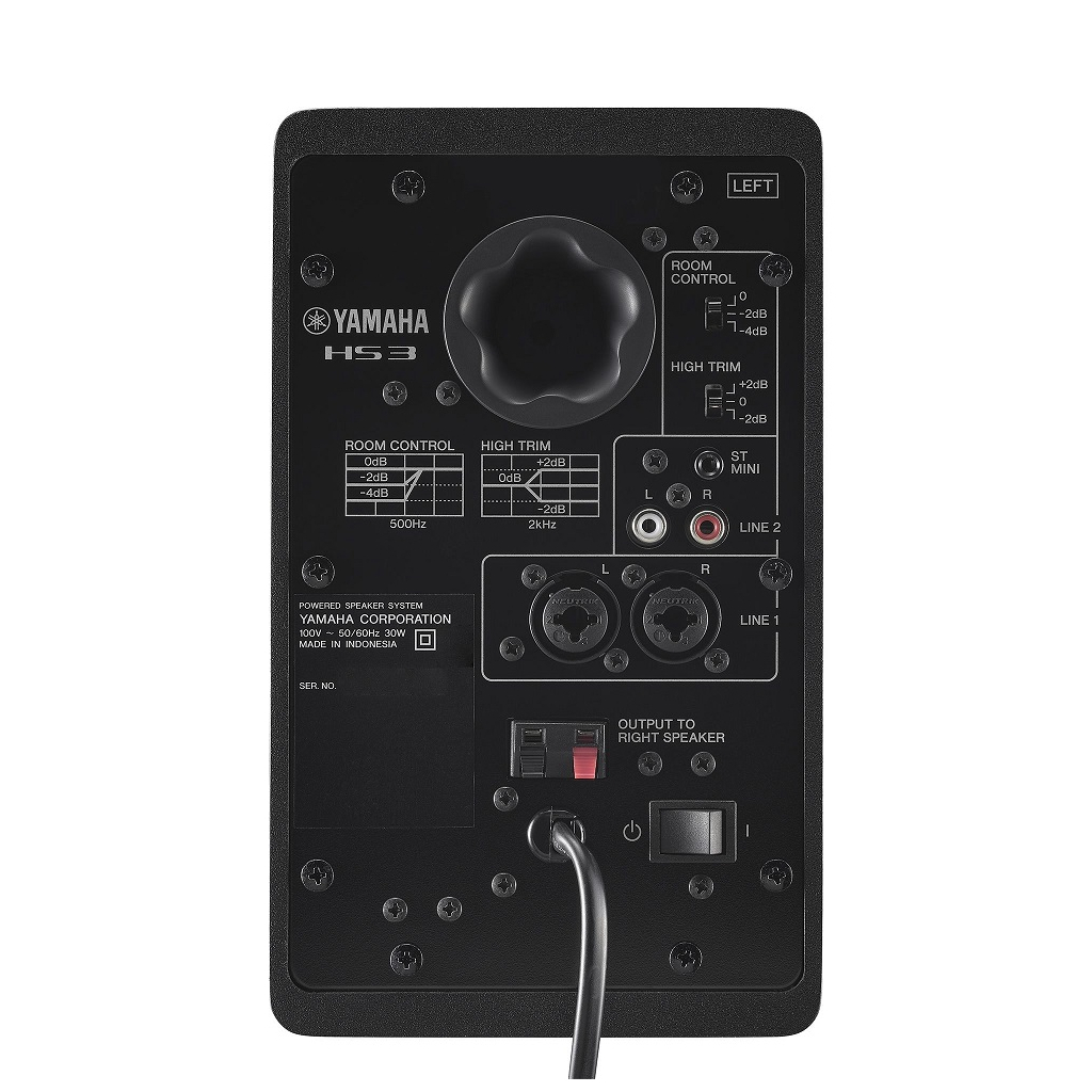 Студійний монітор Yamaha HS3 Black - зображення 5
