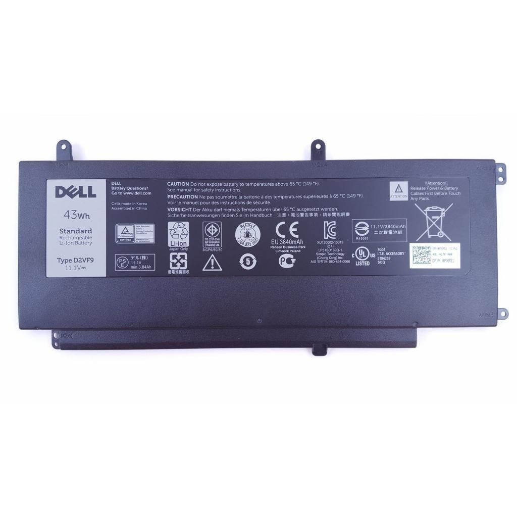 Акумулятор до ноутбука Dell Inspiron 15-7547 D2VF9, 43Wh (3840mAh), 3cell, 11.1V, Li-ion (A47199) - зображення 3