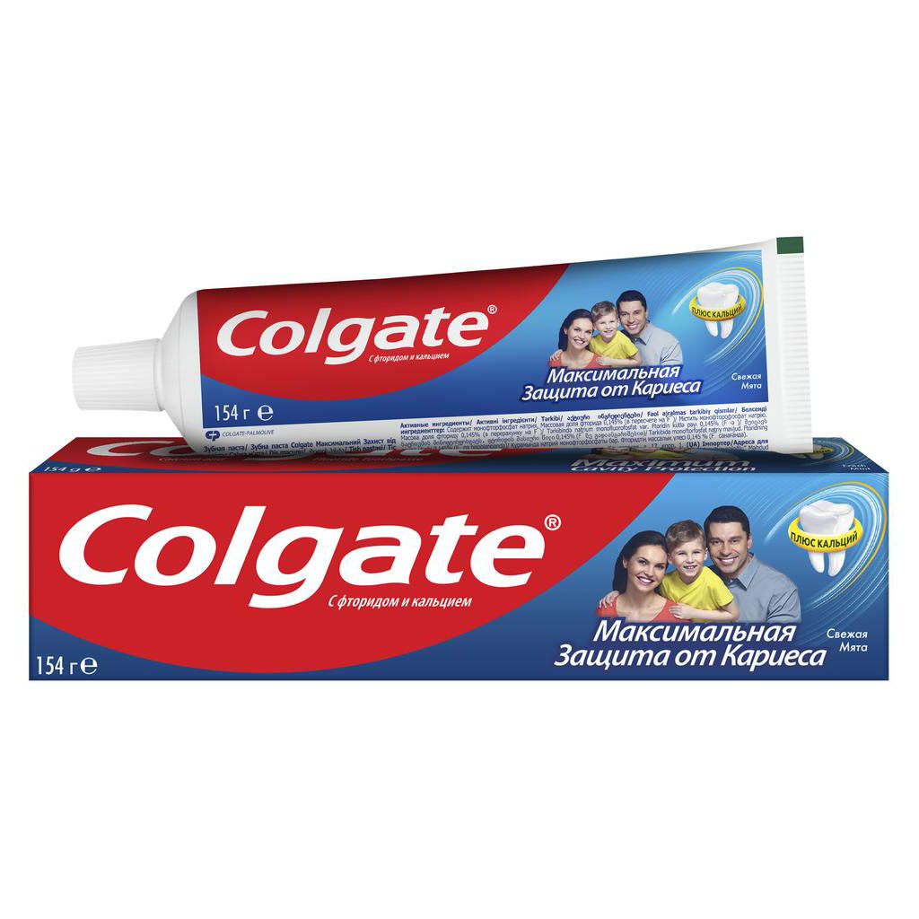 Зубна паста Colgate Максимальний захист від карієсу Свіжа м'ята 100 мл (7891024149102) - зображення 1