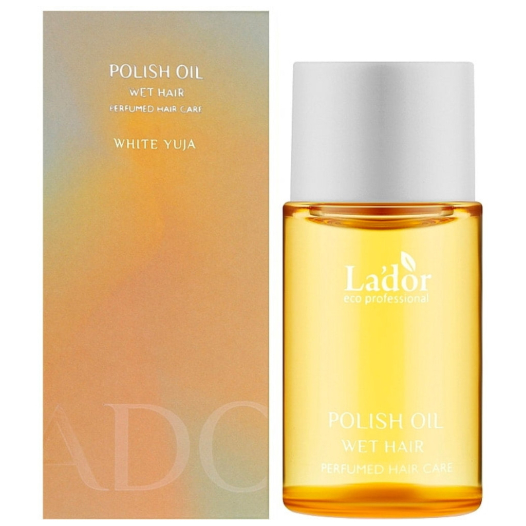 Олія для волосся La'dor Polish Oil Wet Hair White Yuja 10 мл (8809789633438) - зображення 1