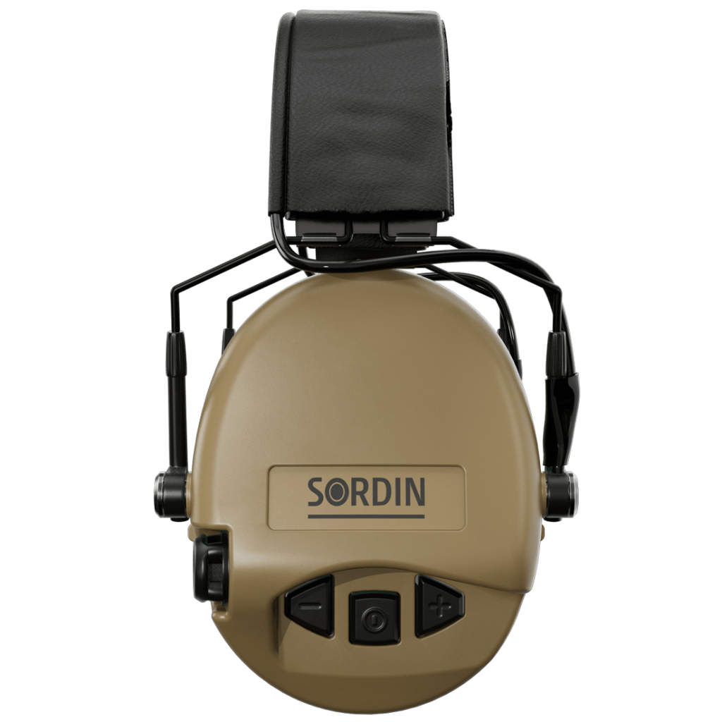 Тактичні навушники Sordin Supreme Mil AUX Slim HB Sand (74308-05-S) - зображення 4