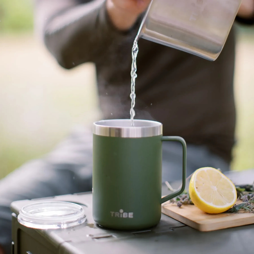 Термокружка Tribe Classic Mug 500 мл olive (T-FA-0033-olive) - зображення 6