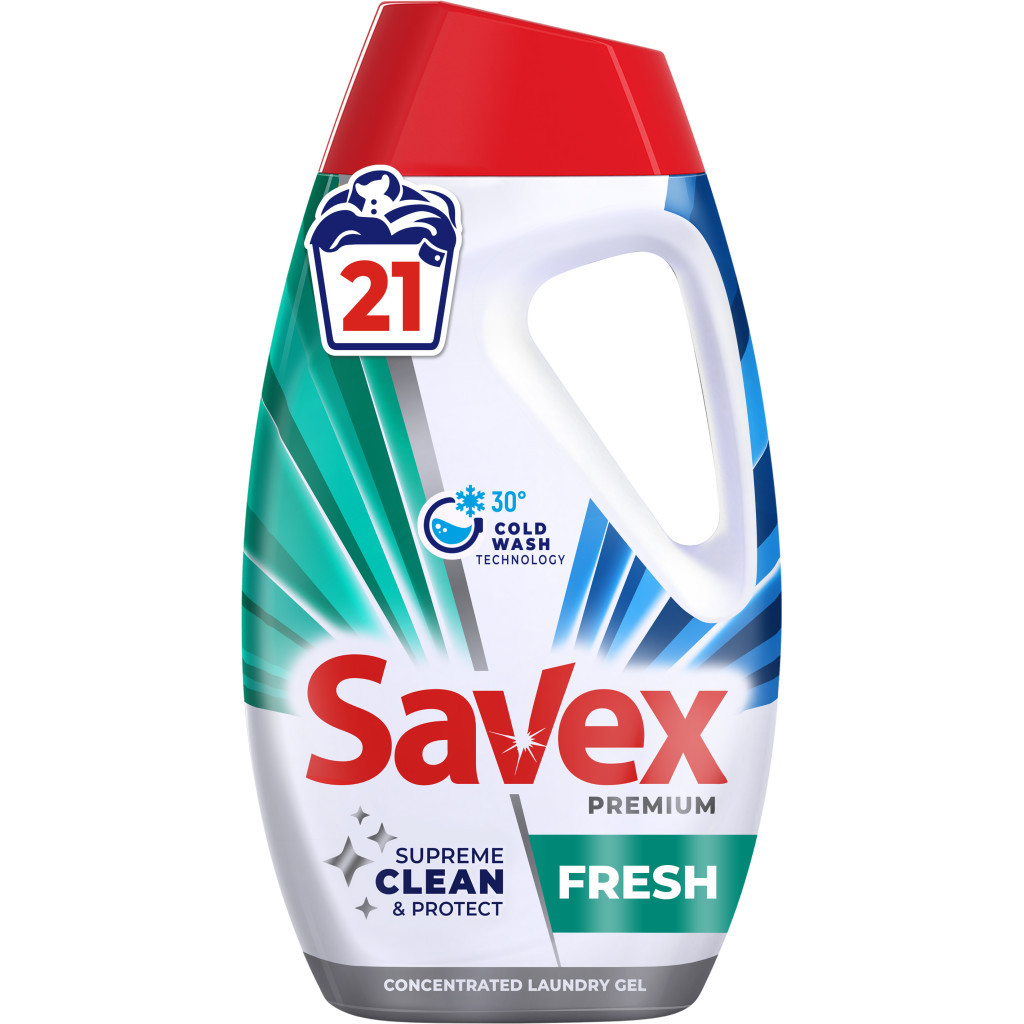 Гель для прання Savex Premium Fresh 945 мл (3800024047824) - зображення 1