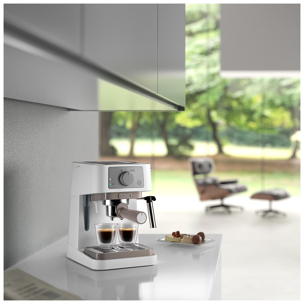 Ріжкова кавоварка еспресо DeLonghi EC 260 W (EC260W) - зображення 6